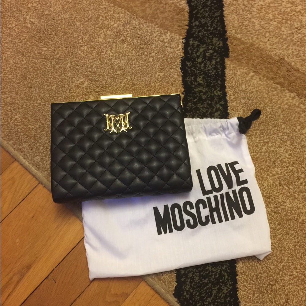 Love Moschino Quilted Clutch Bag